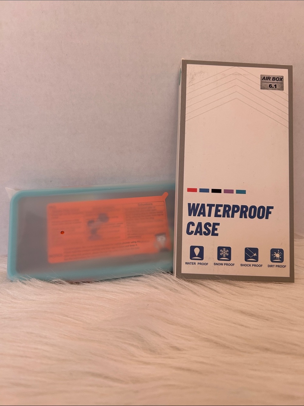 Waterproof Phone Case - Aqua Blue